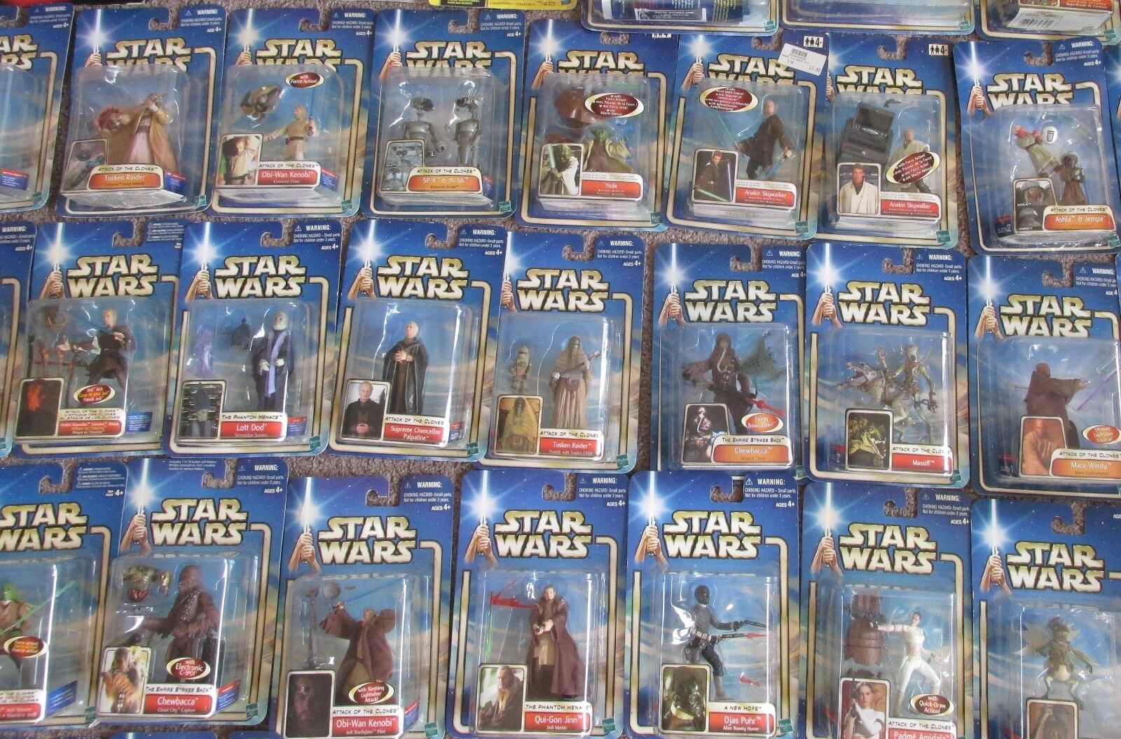 star wars SAGA BLUE COLLECTION action figure HASBRO 2002 TPM star wars SAGA BLUE COLLECTION action figure HASBRO 2002 TPM