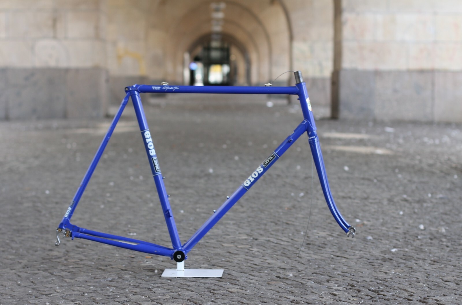 【GIOS】COMPACT PRO/FRAME&FORK SET（デダチャイ製） Steel Vintage Bikes - Gios Compact Pro Steel Road Bicycle
