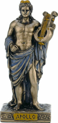 Apollo Greek God of music  Resin miniature 9cm / 3.5'