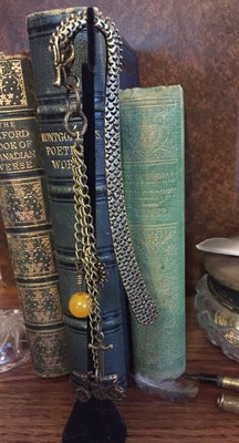 Dragon Bookmark Bronze Motorcycle, Sword, Yellow Jade, Harley Ride the Road Bike