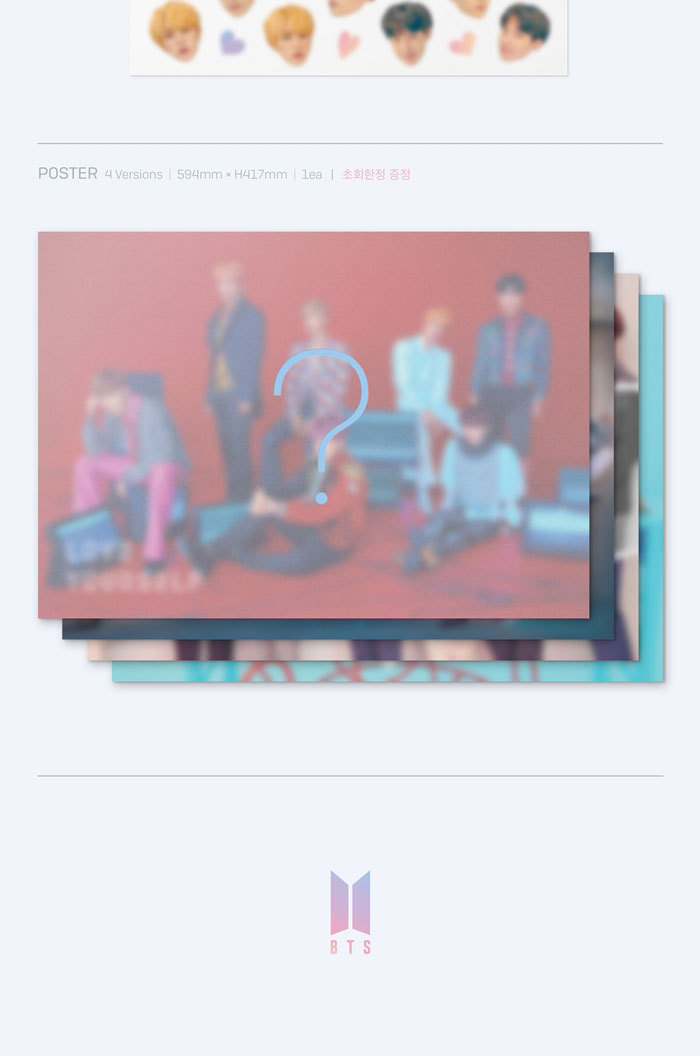 BTS LOVE YOURSELF 結 Answer S.E.L.F盤4冊セット BTS-[Love yourself結'Answer'] 4th Album 4 Ver SET CD+etc+Pre