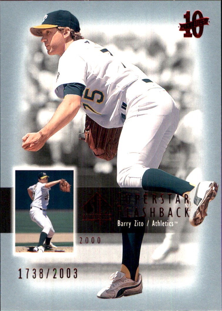 2003 SP Authentic SUPERSTAR FLASHBACK #SF44 Barry Zito 2003 SP Authentic SUPERSTAR FLASHBACK #SF44 Barry Zito