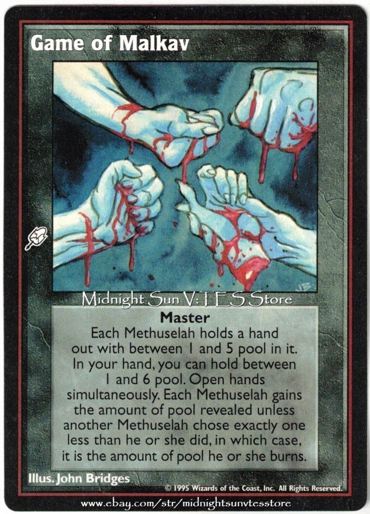Game of Malkav Vampire: The Eternal Struggle V:TES VTES
