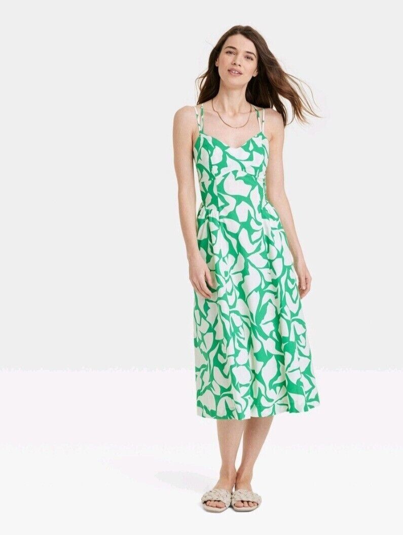 MEDI SMALL FLOWER NS DRESS グリーン MEDI SMALL FLOWER NS DRESS（ワンピース）｜Ameri（アメリ）の