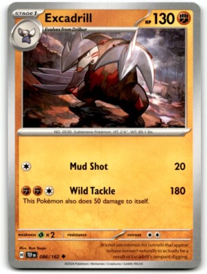 Pokemon Trading Card TCG Excadrill #86 | eBay
