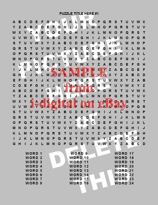 Make 1000’s of Word Search/Game Publisher in Microsoft Word, Adobe Acrobat/CD