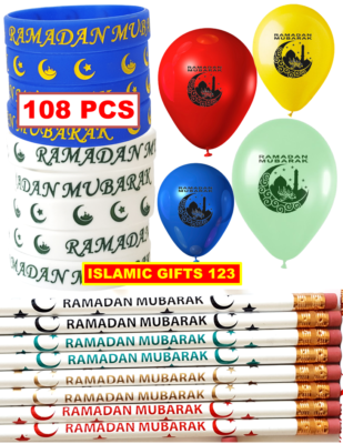 Ramadan Favors108 Pieces Ramadan Balloons Islamic Gift Ramadan decor Eid Decor