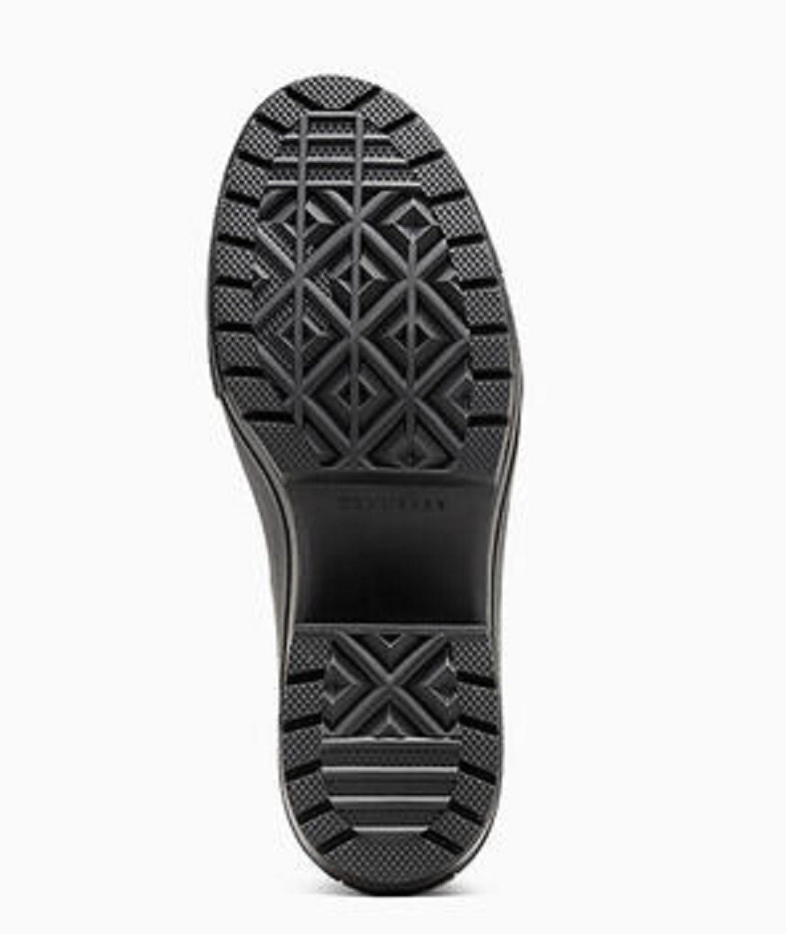Pre-owned Converse Women's Chuck 70 De Luxe Heel Premium Black Leather Ortholite Insole