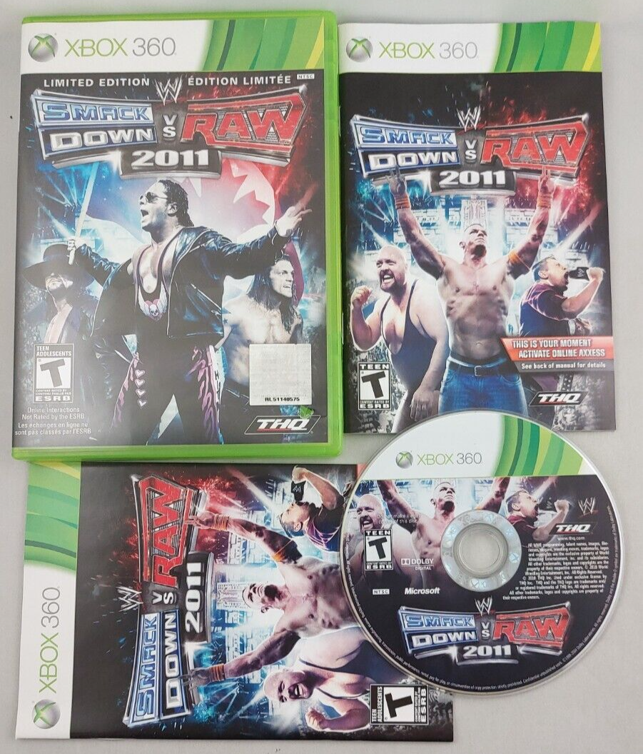 WWE SmackDown vs. Raw 2011 - Limited Edition (Microsoft Xbox WWE SmackDown vs. Raw 2011 - Limited Edition (Microsoft Xbox