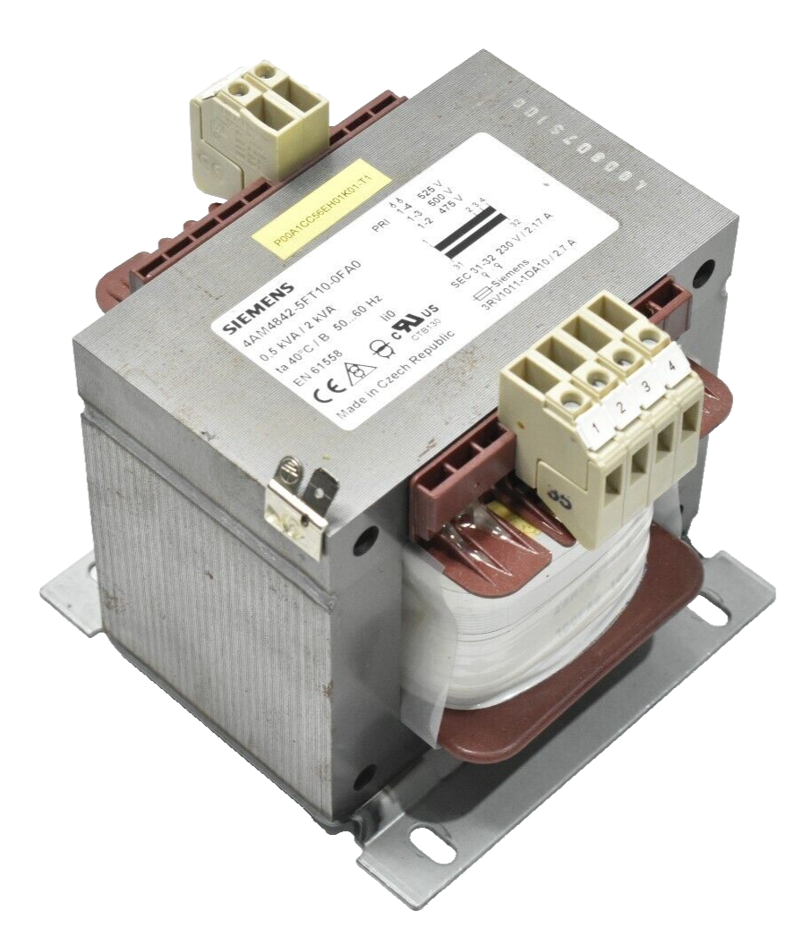 Siemens 4AM4842-5FT10-0FA0 Transformer 0.5kVA/2kVA | eBay Siemens 4AM4842-5FT10-0FA0 Transformer 0.5kVA/2kVA | eBay