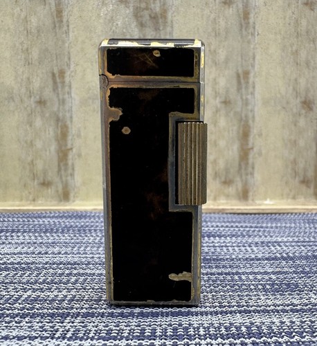 WAVE　1/250　ゆきかぜ&ブラックタイガー　復刻版　ジャンク Vintage WIN Pocket Lighter Gold Tone & Black Made In Japan