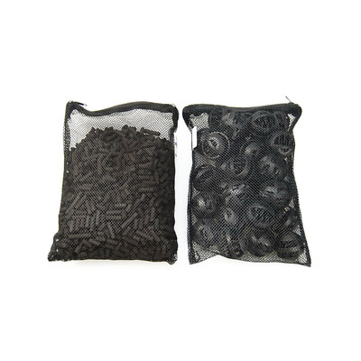 1 lb Active Carbon + 30 pcs Bio Balls in Media Bags for Aquarium Canister Filter
