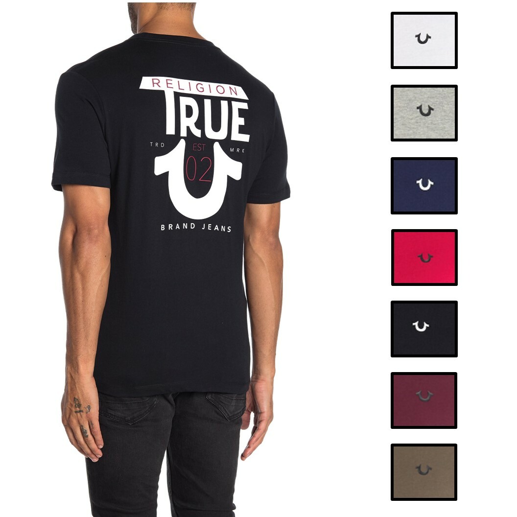 true religion black tee