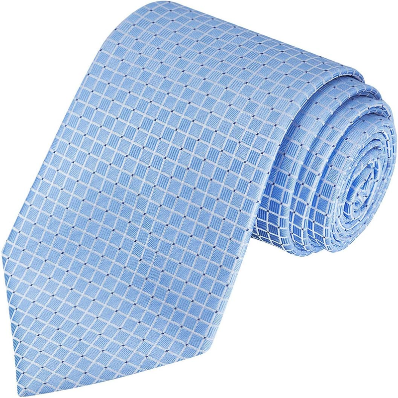 Mens 63'' XL Extra Long Tie Solid Festive Necktie + Gift Box
