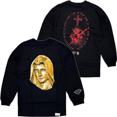 Diamond Supply Co. Men's X Ben Baller Mary Long Sleeve Tee T