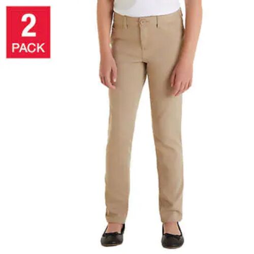 new Girls French Toast Two Knit pants, Size 10 - Beige - 1402672