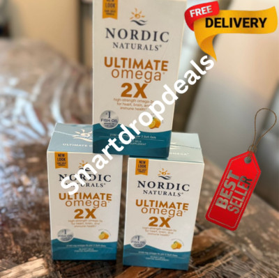 Nordic Naturals Ultimate Omega 2X,Lemon Flavor-90 Soft Gels - 2150mg Omega:EXP26