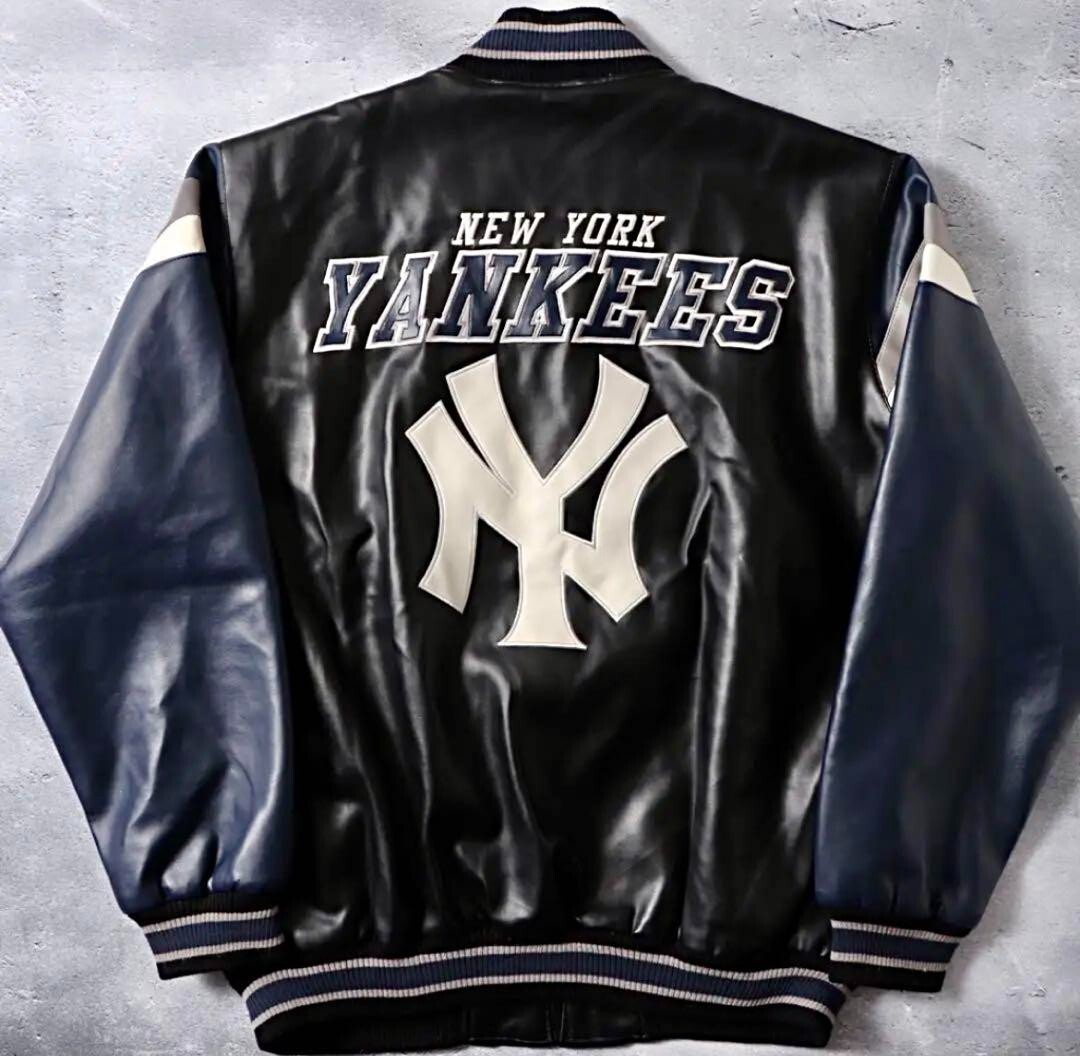 美品　NEW YORK STADIUM JACKET WOOL NVY STADIUM GOODS® 
