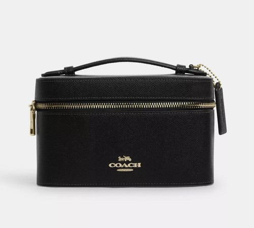 COACH ポーチ Amazon.com: Coated Canvas Signature Essential Cosmetic Pouch