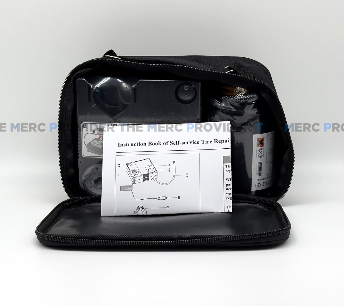 Universal Tire Repair Kit  with Air Compressor & Sealant 450 mL | EXP 03/2029