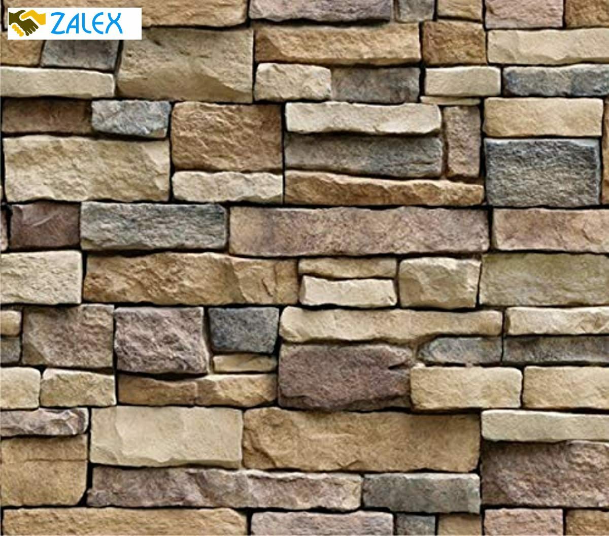 Stone Wallpaper Brick Backsplash Peel and Stick Stone