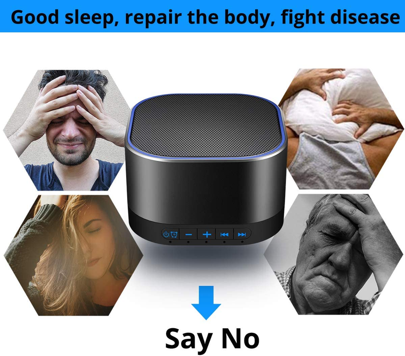 Magicteam Sound Machine White Noise Machine with 20 Non Looping Natural Soothing