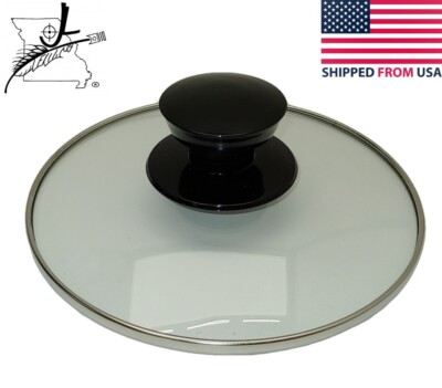 Rival Crock Pot Replacement 6 3/16'' Glass Lid Metal Rim 1.5 Quart Slow Cooker C