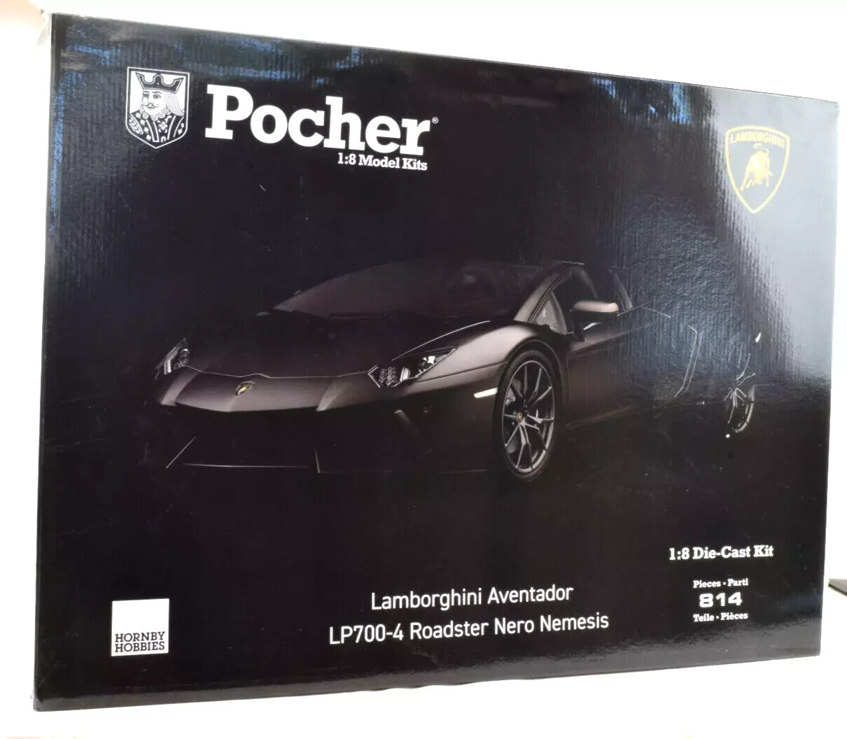 ミニカー Lamborghini lp700-4 black new LAMBORGHINI AVENTADOR LP 700-4 MINICAR COLLECTION 4 KYOSHO 1