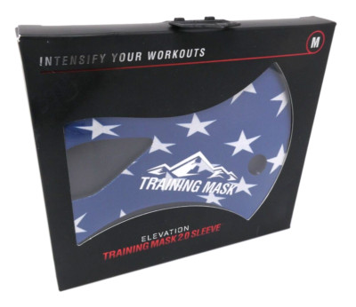 Elevation Training Mask 2.0 Blue Stars  Sleeve Only New With Tag MEDIUM 150-249