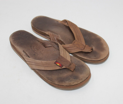 Mens leather clearance rainbow sandals