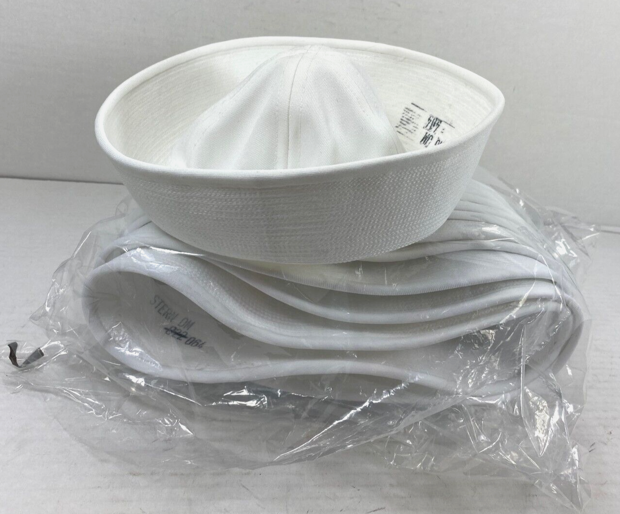 40s us navy せーラーハット 先染め　DIXIE CUP ミリタリー US Navy Dixie Cup (Enlist/Stamp) Sailor Hat 7 1/4 - Omahas