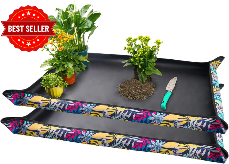 2 PCS 43.5" X 29.5" Extra Large Repotting Mat for Indoor Plants Transplanting an