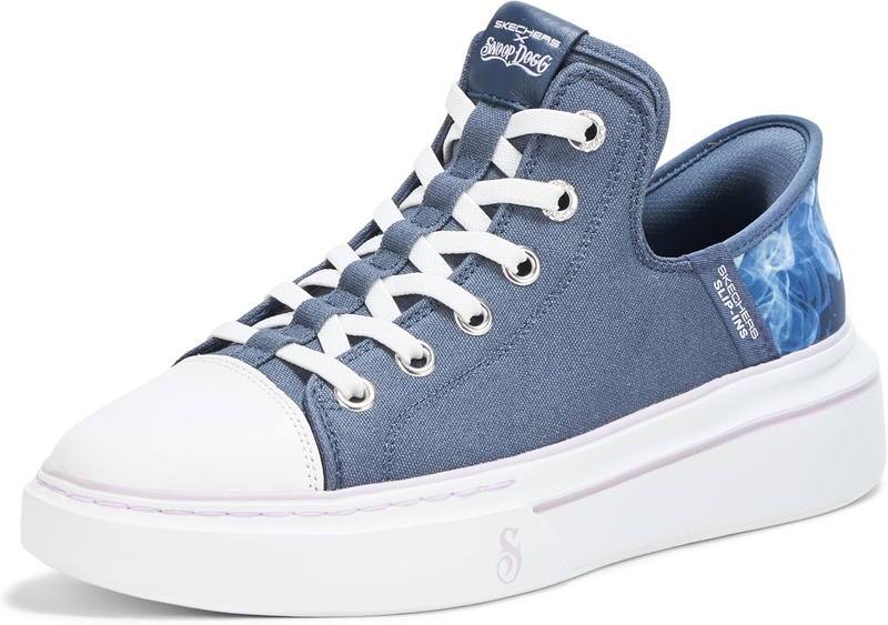 Skechers Womens Snoop Dogg: Snoop One-boss Life Canvas Hands Free Slip-ins