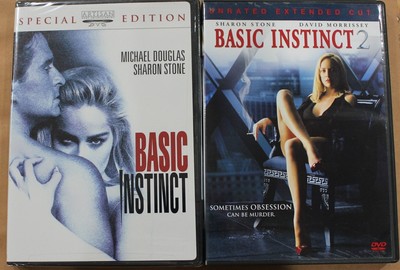 Basic Instinct DVDs - Lot of 2