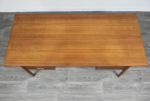 Danish Modern Teak Desk Mid Century