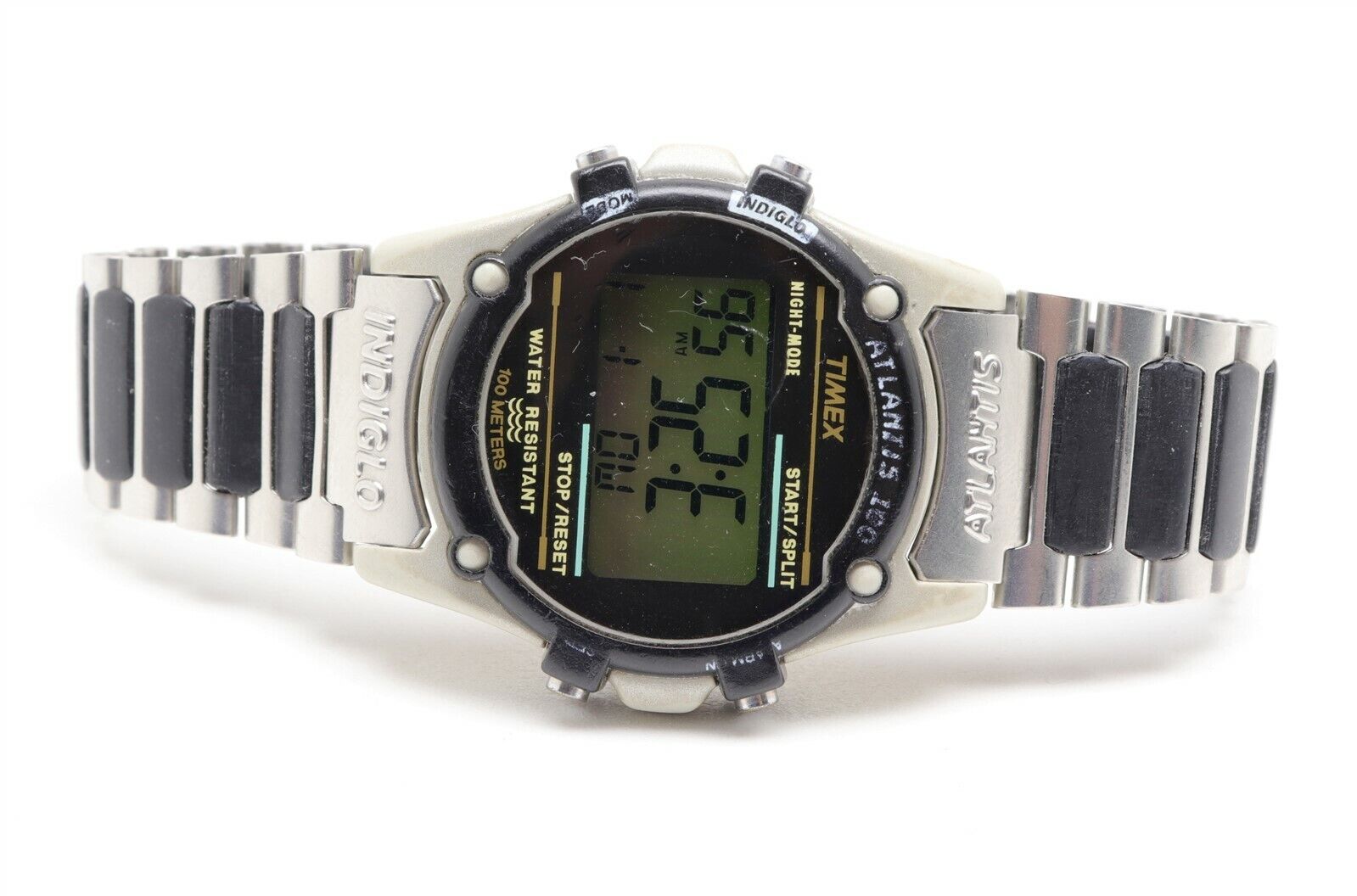 Timex Atlantis 100 Indiglo Stainless Bracelet Watch | eBay Timex Atlantis 100 Indiglo Stainless Bracelet Watch | eBay