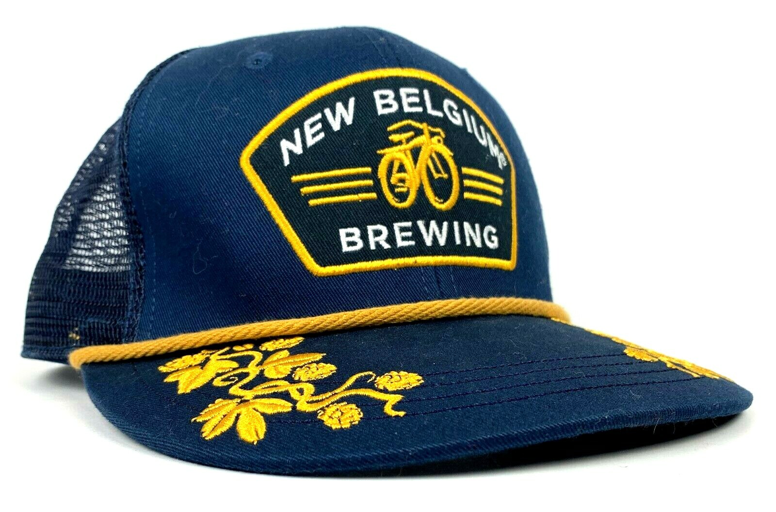 New Belgium Brewing Beer Snapback Mesh Trucker Cap