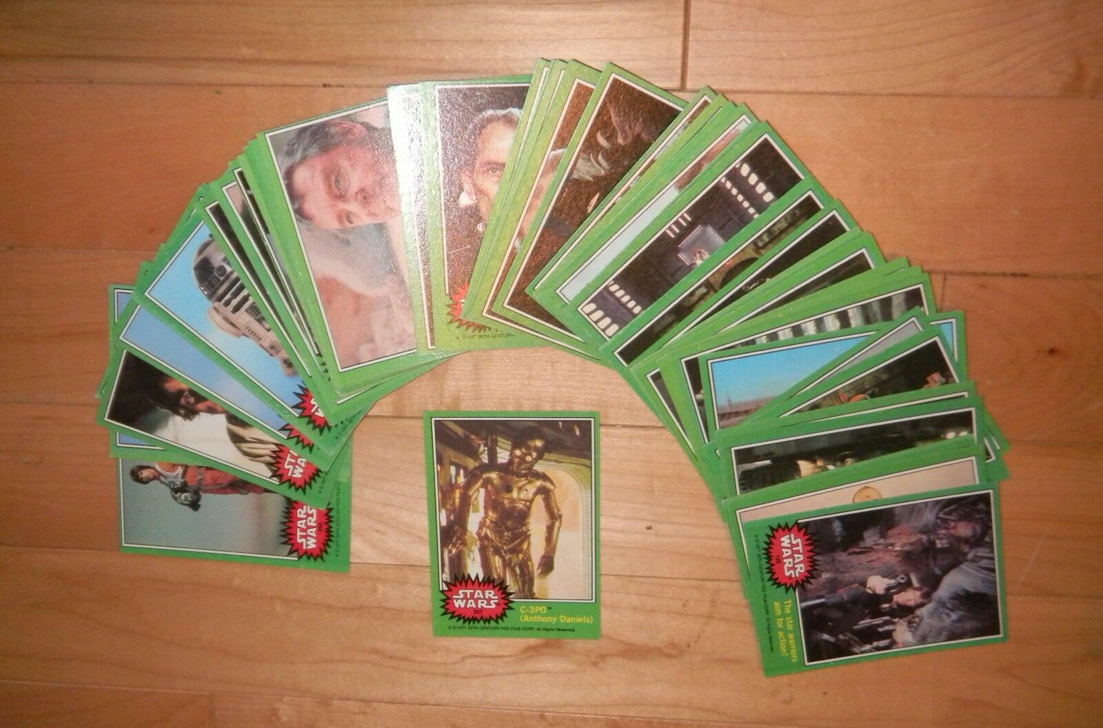 1977 Topps Star Wars Series 4 Green Trading Cards Singles 1977 Topps Star Wars Series 4 Green Trading Cards Singles