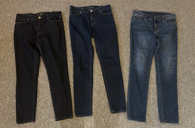3 Pairs White House Black Market Women s Size 8 Jeans