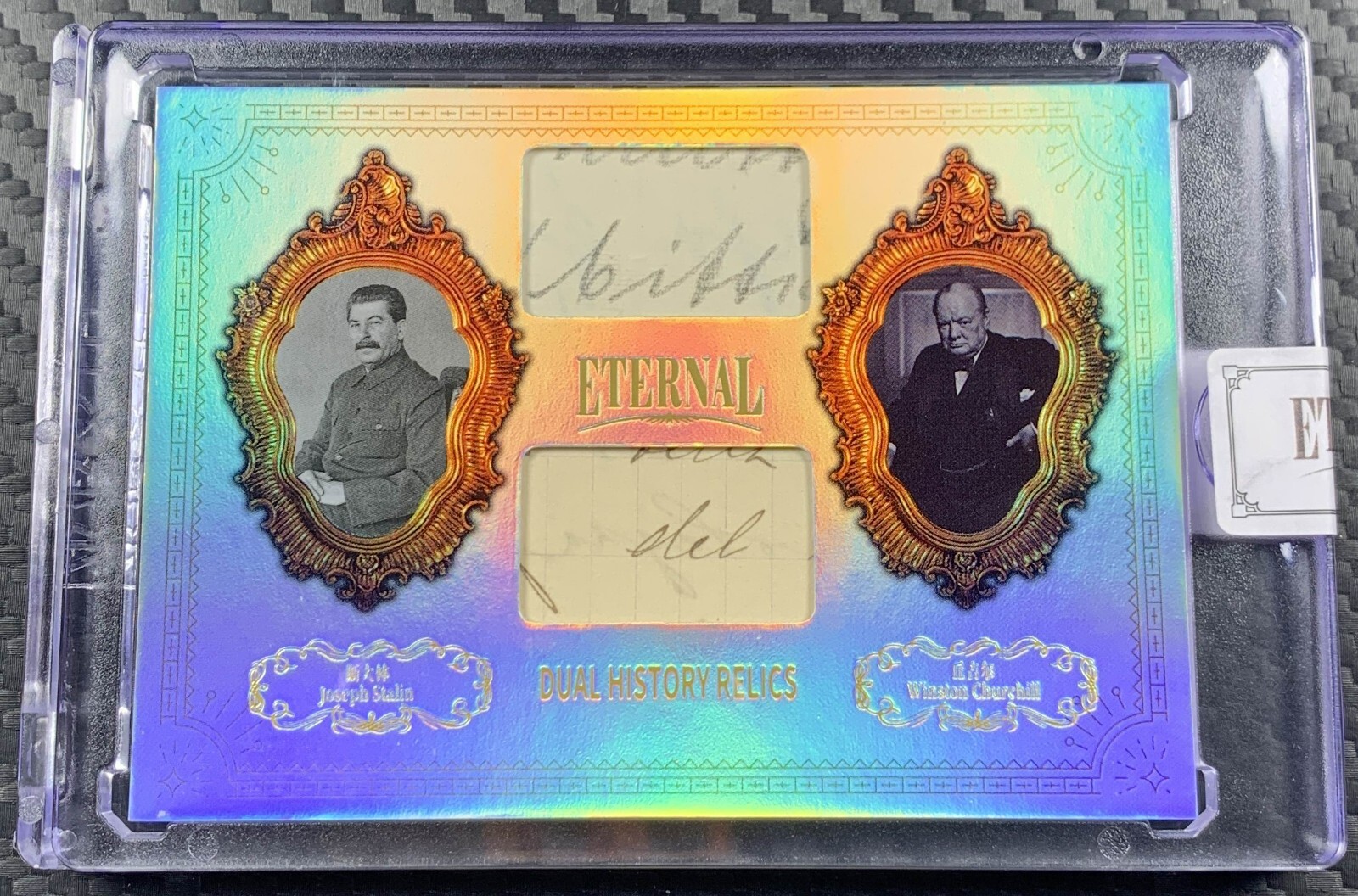 2024 ETERNAL CUTS DUAL RELIC /50 Joseph Stalin Winston
