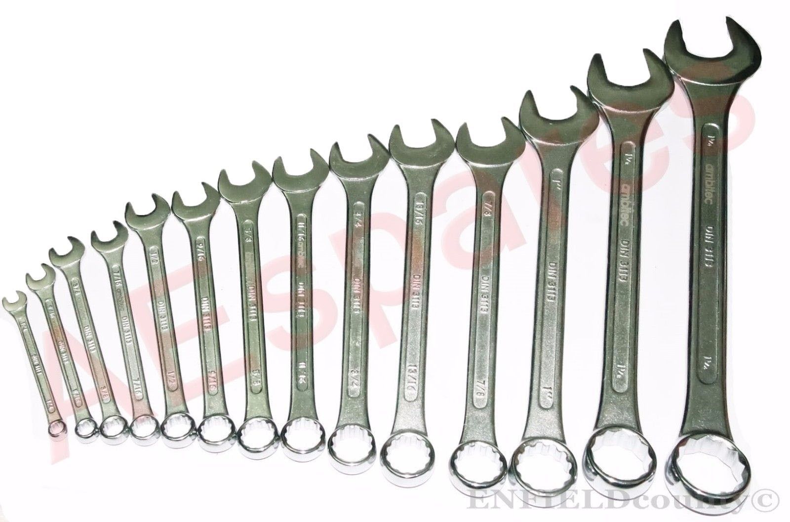 New 14 Pieces Multipurpose AF Combination Spanner Wrench Set 