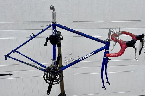 Vintage Trek 520 Renolds 531 lugged steel touring bike Frame Gravel Cyclocross