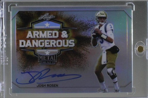 2018 Leaf Metal Draft Josh Rosen #AD-JR1