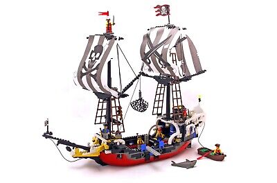 Vintage Lego 6289 Red Beard Runner Pirate Ship 100% COMPLETE with Instructions