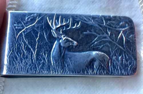 James Avery Sterling Deer Stag Money Clip