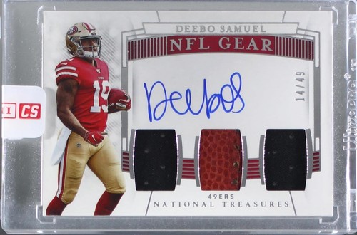 2019 Panini National Treasures Deebo Samuel #RST-DS