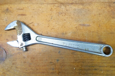Proto Tools 10'' 710 Adjustable ''Crescent type'' Wrench ~ Made in USA