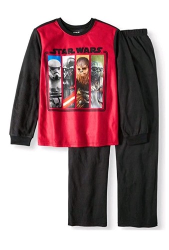 Star Wars Toddler Boy's Flannel 2-pc Pajamas PJs Set Darth Vader Yoda Size 10/12
