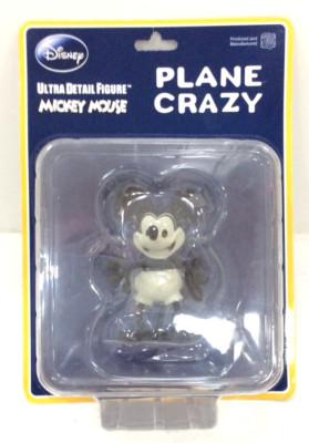 MEDICOM TOY - ULTRA DETAIL FIGURE - MICKEY MOUSE PLANE CRAZY - MOSC