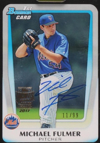 2017 Topps Archives All-Star Signature Edition Buybacks - Michael Fulmer #11B-BDPP30